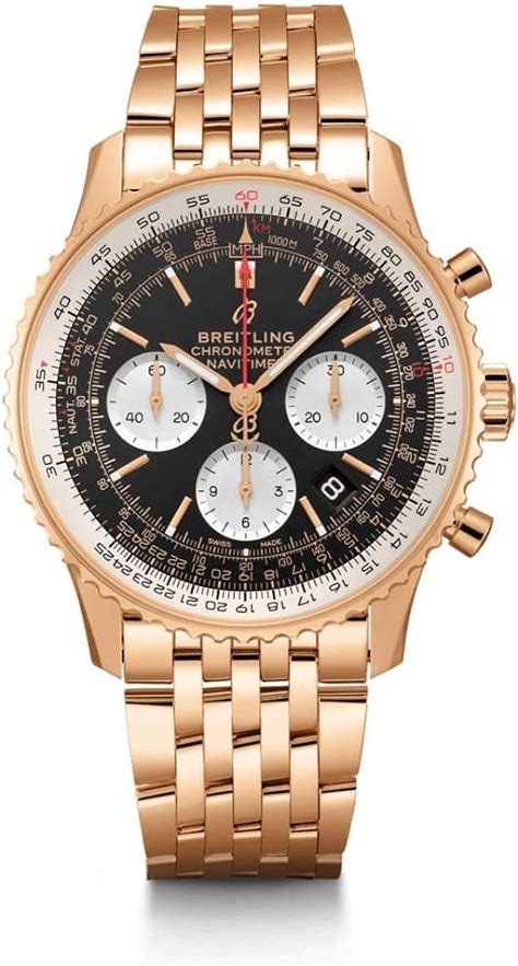 breitling rose gold replica|breitling navitimer rose gold.